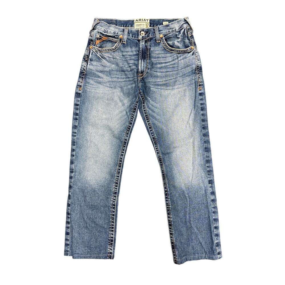 Ariat M5 Stillwell Stackable Fargo Straight Leg Jean Men's altered size 34x31.5